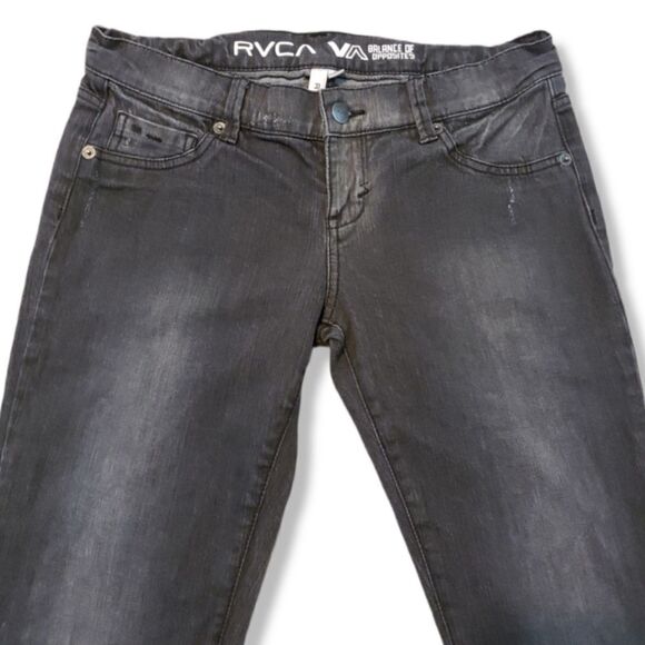 RVCA Jeans Size 29 VA Balance Of Opposites Women's Skinny Jeans Denim Pants - Picture 3 of 8